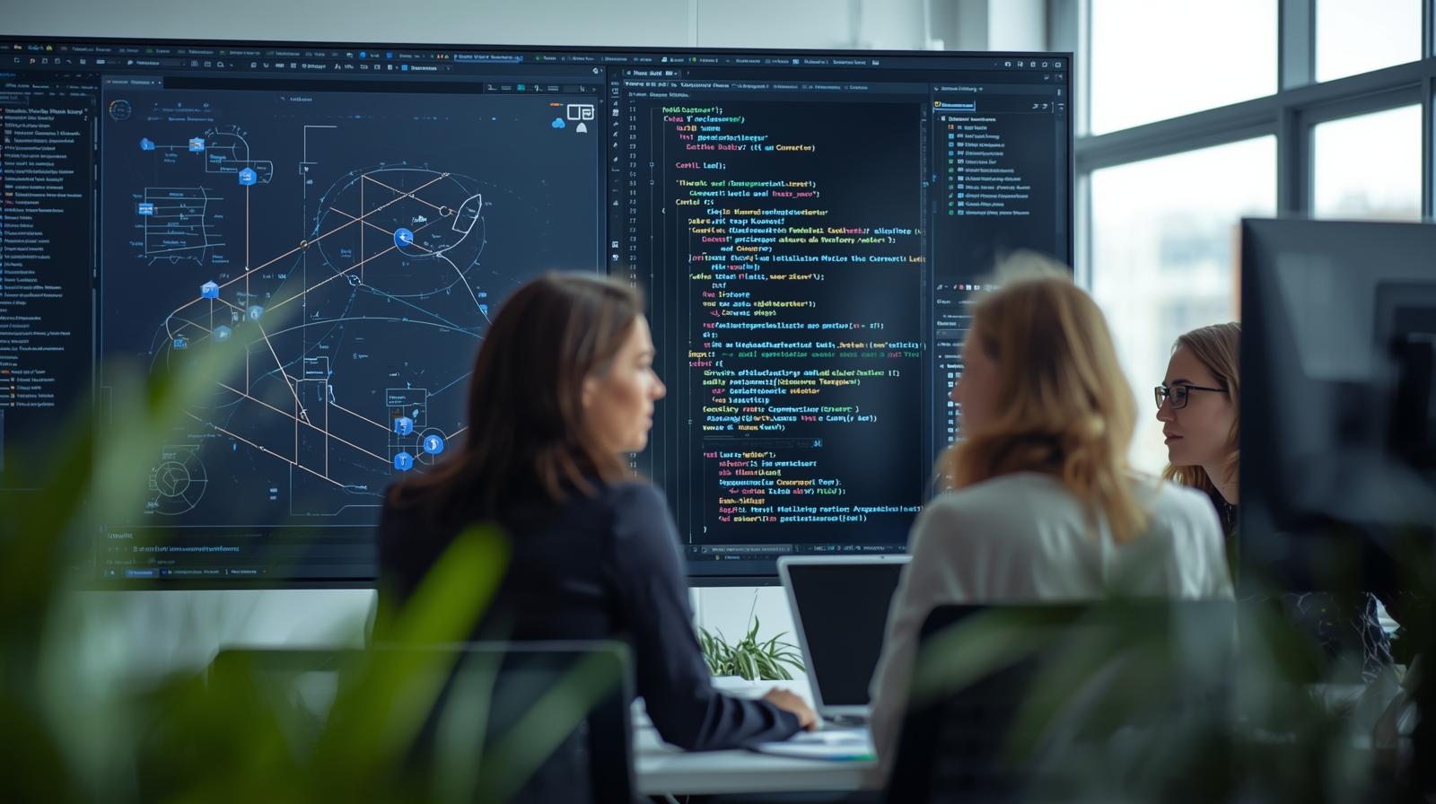 Cloud platform engineering team discussing Kubernetes platform architecture