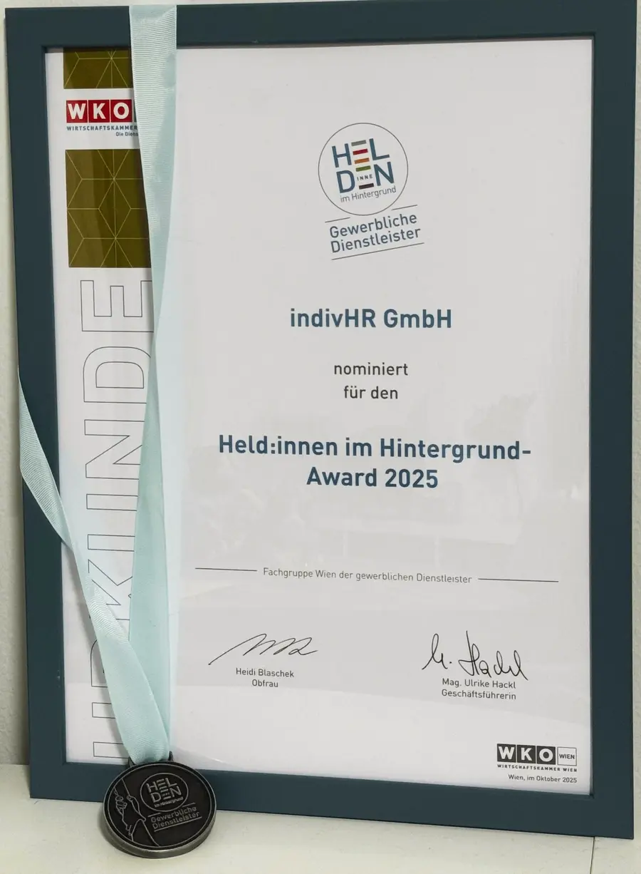 Held:innen im Hintergrund Award indivHR