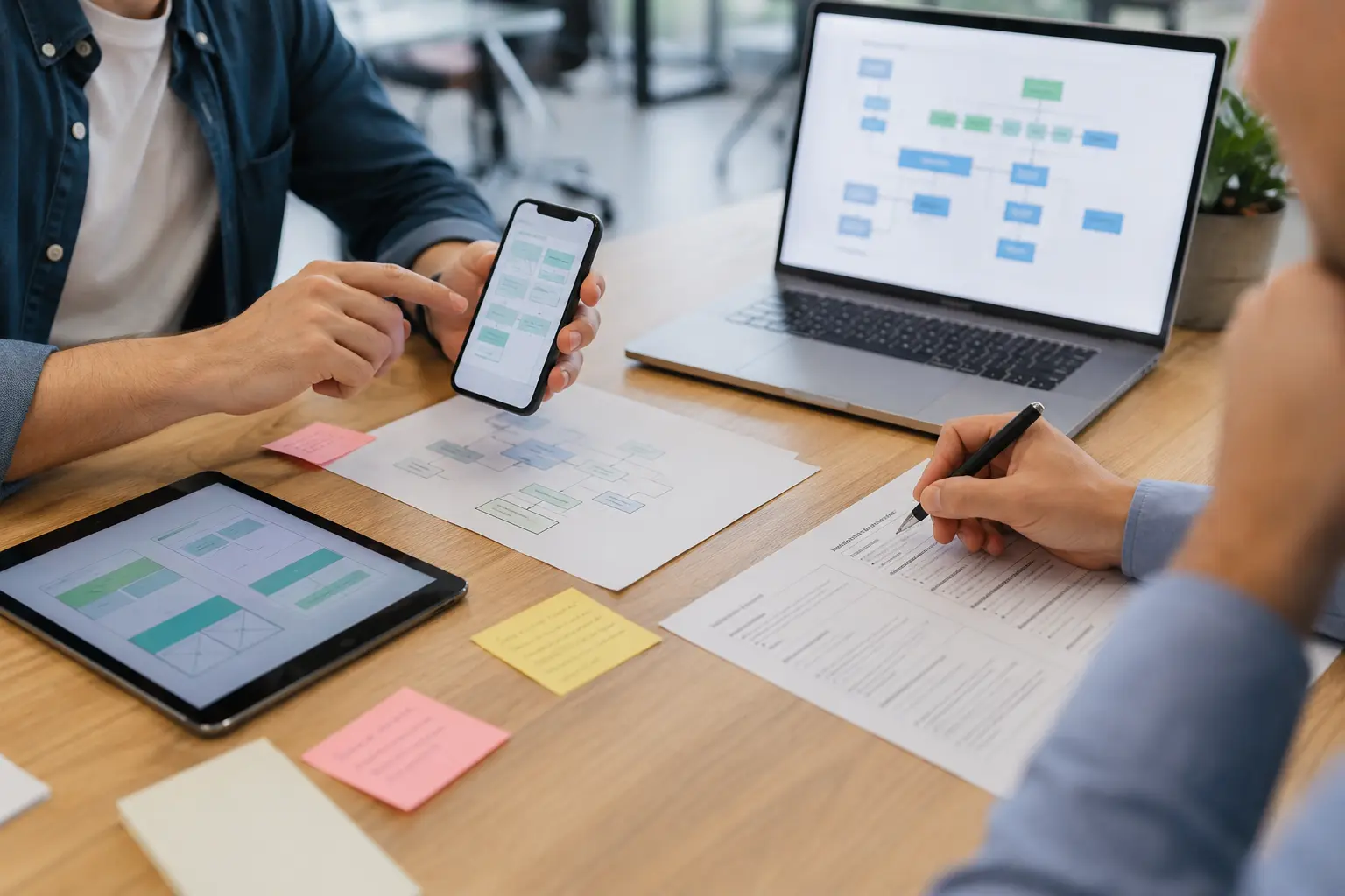 Wir prüfen Mobile-Profile entlang von Plattform, Architektur, Produktkontext und Motivation.