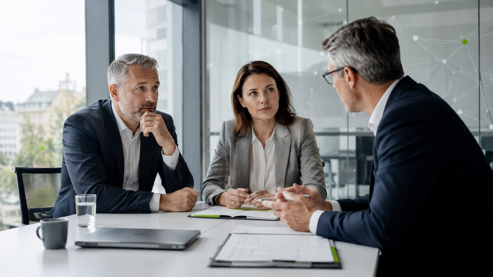 Vertrauliche IT-Führungskräftesuche für CIO, CTO, CISO und IT-Leitung in einem hellen Executive-Briefing