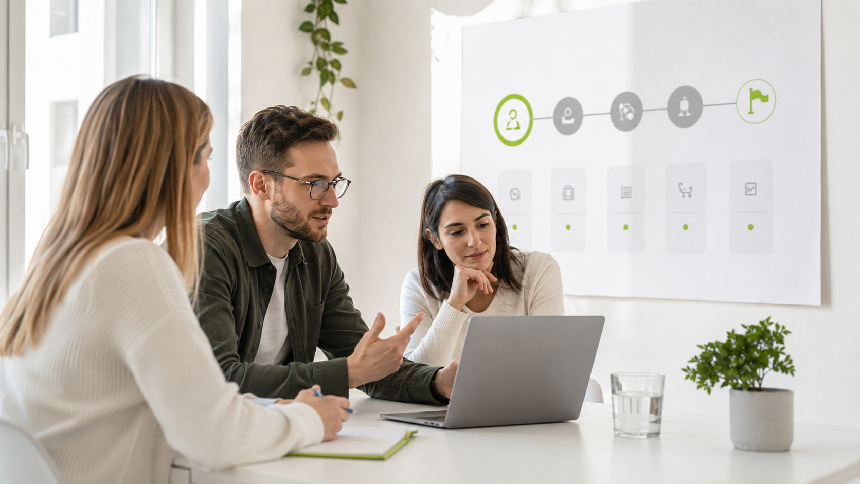 HR und IT-Team klären Erwartungen für das Onboarding einer neuen IT-Fachkraft